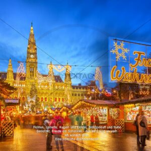 ökologische E-Card - Weihnachtsgrüße vom Weihnachtsmarkt in Wien (179)