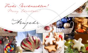 Weihnachts E-Card "Weihnachstsbäckerei ohne Kalorien" ohne Werbung (211)