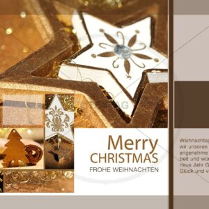nostalgische Weihnachts E-Card mit Keksen und Zuckerguss (294)