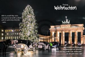 Geschäftliche Weihnachts-E-Cards - Weihnachtsgrüße aus Berlin (0384)