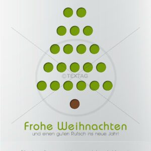 geschäftliche Weihnachts E-Card mit Spruch mit Weihnachtsbaum (00423)