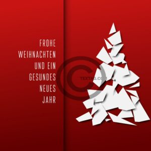 geschäftliche Weihnachts eCard in Deutsch oder Englisch, ohne Werbung (437) Version Deutsch