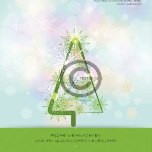 stylische, geschäftliche Weihnachts eCard mit Spruch, ohne Werbung (444)