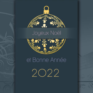 geschäftliche Weihnachts und Neujahrs eCard, französisch (200)
