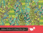 abstrakte, umweltfreundliche Weihnachts eCard, Spruch in DE oder EN, ohne Werbung (583) Englisch