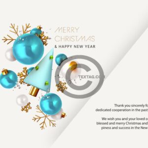 extravagante Weihnachts E-Card für Kunden mit Spruch in EN (604)