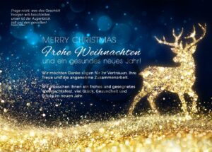 abstrakte Weihnachts E-Card, geschäftlich, ohne Werbung (0619)