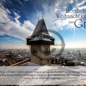 Weihnachts E-Card - Herzliche Weihnachtsgrüße aus der steirischen Landeshauptstadt Graz (625)