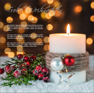 romantische Weihnachts-E-Card mit Spruch ohne Werbung (136)
