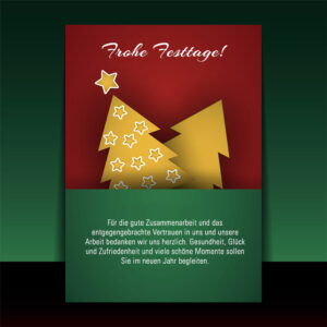 umweltfreundliche, Weihnachts E-Card für Kunden mit Spruch, ohne Werbung (775)