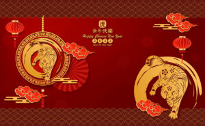 geschäftliche, chinesische Neujahrs-E-Cards, Im Jahr des Tigers, ohne Werbung (796)