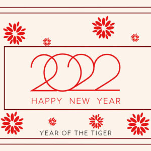 chinesische Neujahrs-E-Cards, Jahr des Tigers, geschäftlich, ohne Werbung (806)