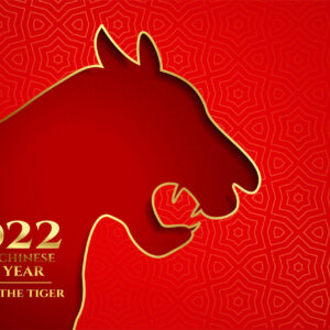 chinesische Neujahrs-E-Cards, Jahr des Tigers, geschäftlich, ohne Werbung (856)