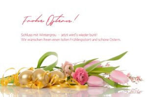 Osterblumenstrauß - Oster E-Cards ohne Werbung (0119)