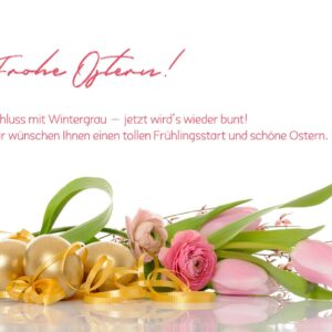 Osterblumenstrauß - Oster E-Cards ohne Werbung (0119)