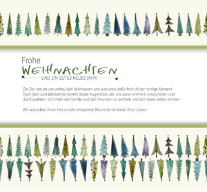abstrakte, umweltfreundliche Weihnachts eCard, mit Spruch, ohne Werbung (908)