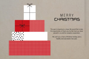 Weihnachts-E-Card für Kunden "Merry Christmas" ohne Werbung, mit Spruch EN (921)
