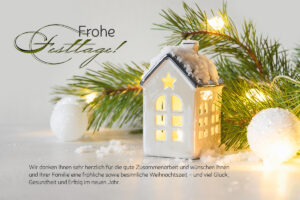 geschäftliche, digitale Weihnachtsgrußkarte mit Spruch, Weihnachts E-Card ohne Werbung (985)