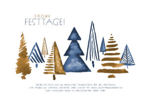 "Frohe Festtage" Weihnachts E-Card geschäftlich,mit Spruch, ohne Werbung (992)