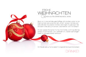 sehr edle Weihnachtskarte, Weihnachts E-Card geschäftlich mit Spruch, ohne Werbung (1013)