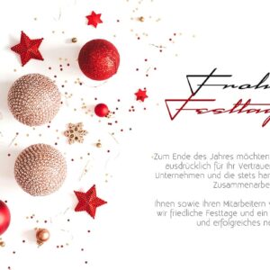 Weihnachtskarte für Kunden, Weihnachts E-Card mit neutralem Spruch, ohne Werbung (1040)