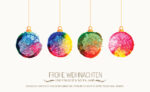abstrakte Christmas Business E-Card, ohne Werbung, mit Spruch in DE oder EN (1054)