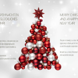 Business eCards for Christmas, geschäftliche Weihnachts E-Card, ohne Werbung, mit Spruch in DE & EN (1219)
