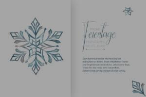 Geschäftliche Weihnachtsgrußkarte - Umweltfreundliche E-Card in Aquarell-Optik und neutralem Text, ohne Werbung (1233)